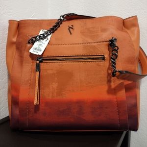 Simply Vera Vera Wang Gradiant Rustic Orange Rockbridge Tote Bag
